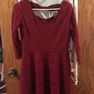 Maroon dress